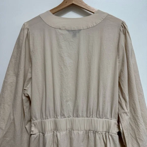 Banana Republic Factory Tiered Surplice Mini Dress Women XXL V-Neck Balloon Slee - Picture 8 of 13